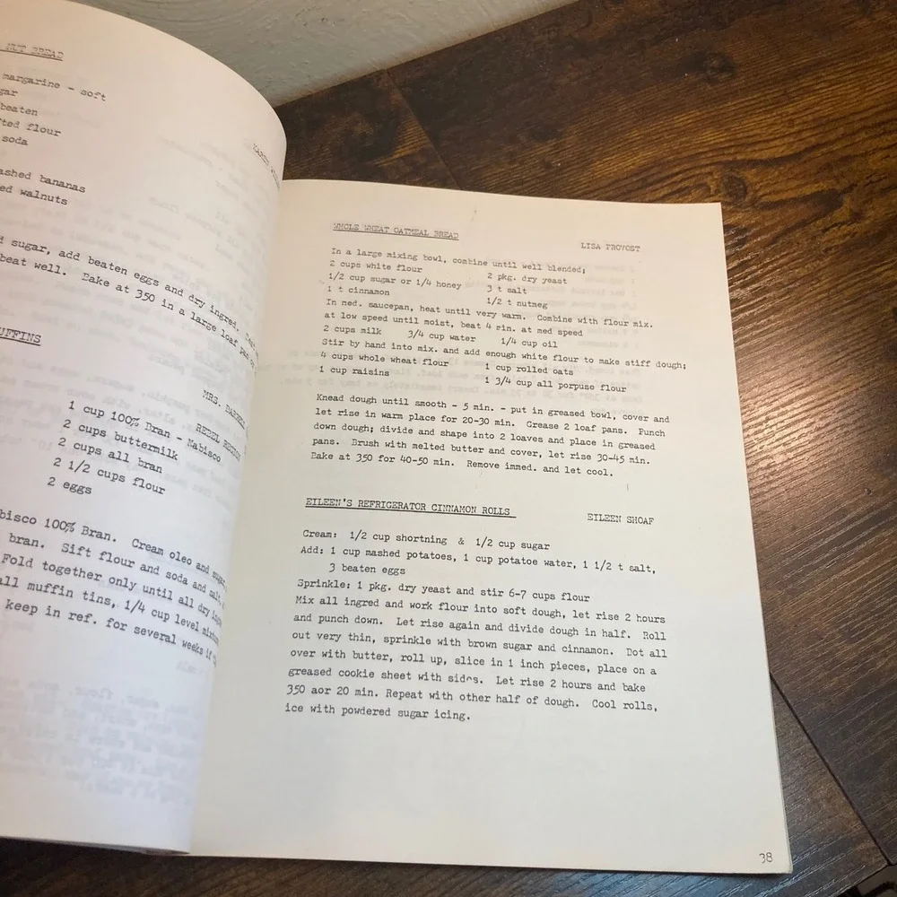 Fort Branch Indiana Vtg Cookbook Hurryin Hoosier Dist Envoy 1982 Typewritten